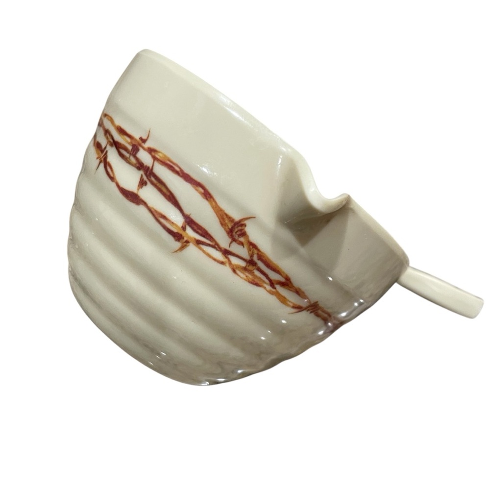 Collectible Vintage Barbwire Collection Cowboy Living Melamine Measuring Cup